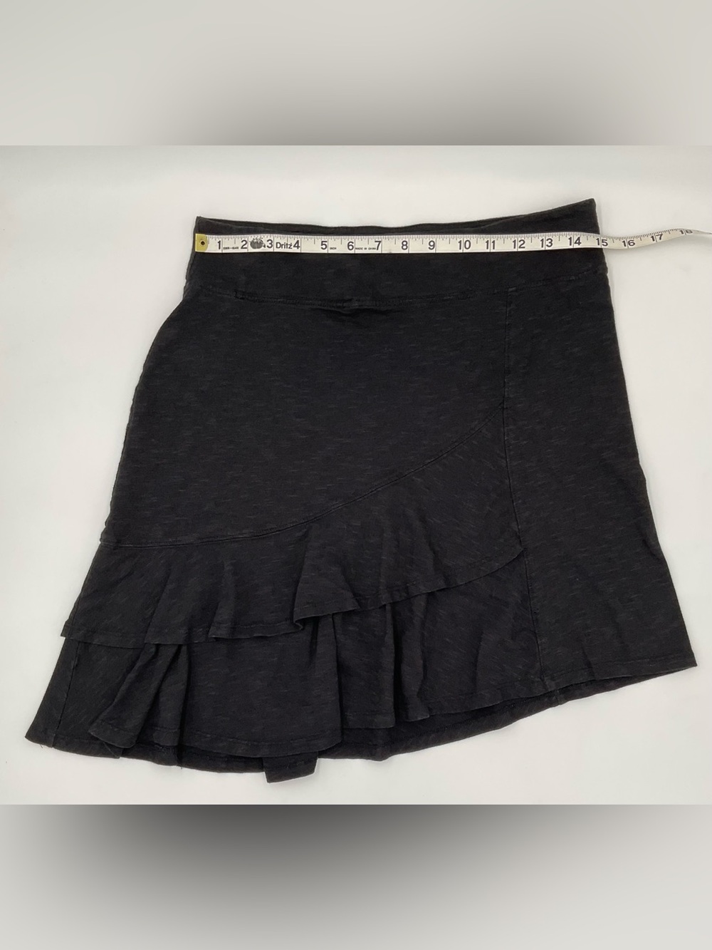 Horny Toad ‘Samba’ Scallop Asymmetrical Hem Double Layer Pull-On Skirt Size S - Picture 4 of 8
